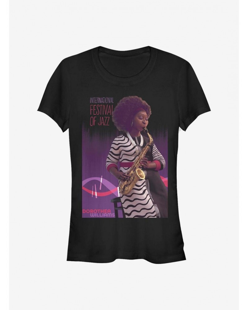 Disney Pixar Soul Dorothea On Sax Girls T-Shirt $5.18 T-Shirts