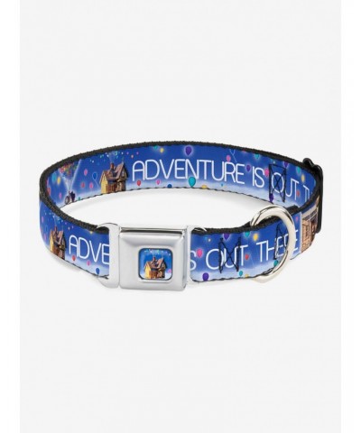 Disney Pixar Up Adventure Is Out There Carl on Porch House Balloons Dog Collar Seatbelt Buckle $10.53 Buckles