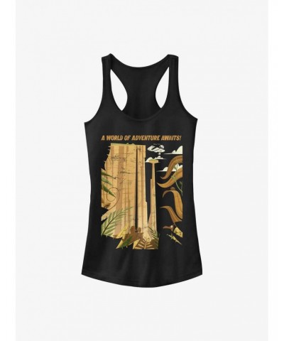 Disney Pixar Up Adventure Awaits Poster Girls Tank $9.96 Tanks