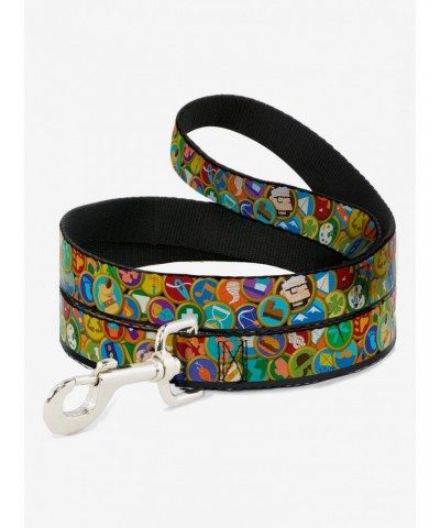 Disney Pixar Up Stacked Wilderness Explorers Badges Dog Leash $8.24 Leashes