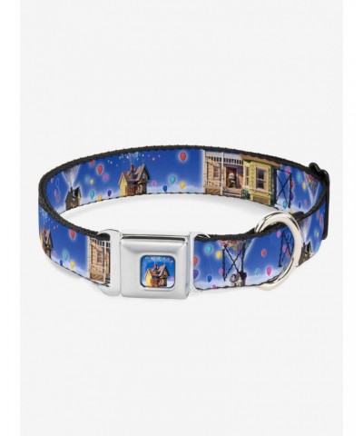 Disney Pixar Up Carl on Porch Flying House Balloons Dog Collar Seatbelt Buckle $7.10 Buckles