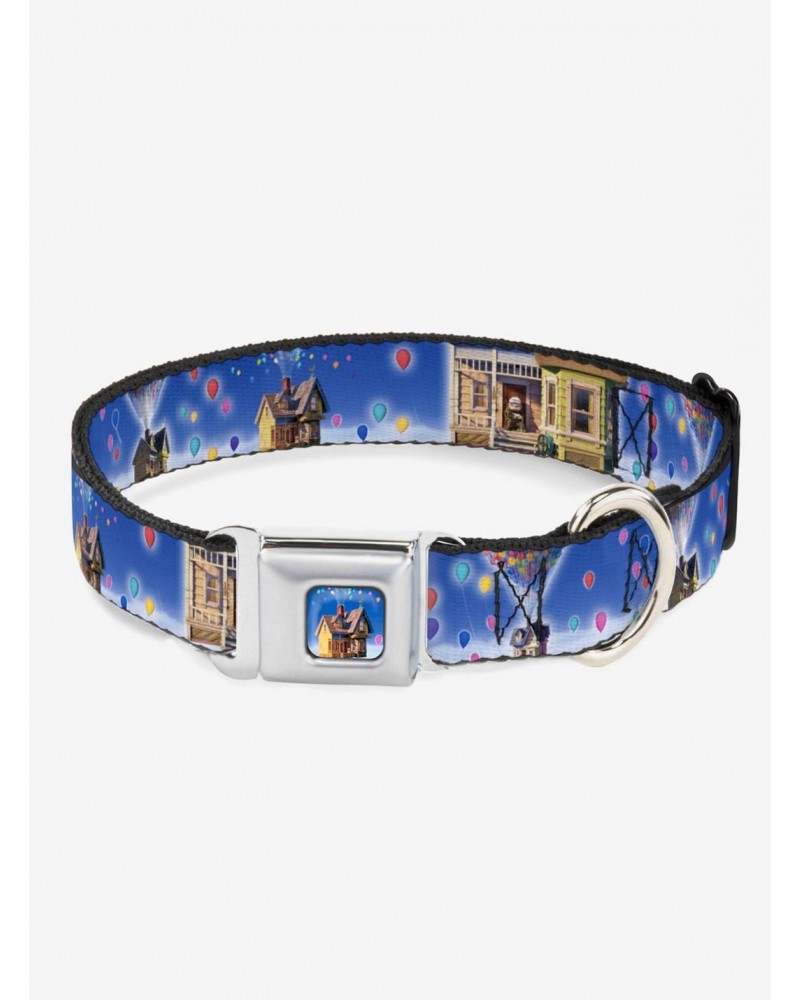 Disney Pixar Up Carl on Porch Flying House Balloons Dog Collar Seatbelt Buckle $7.10 Buckles