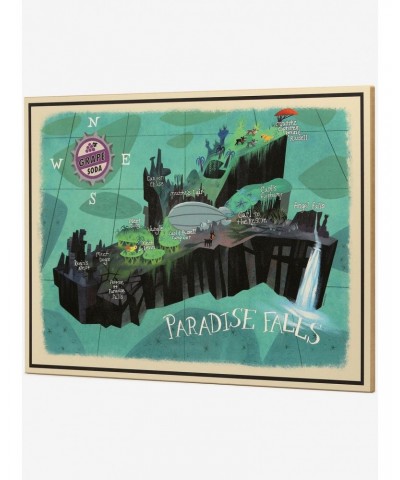 Disney Pixar Up Map Wood Wall Décor $19.23 Décor