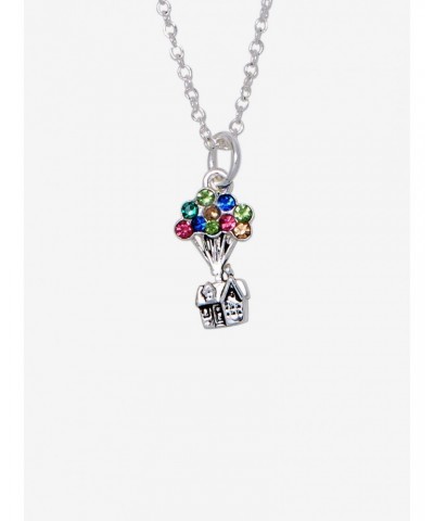 Disney Pixar UP House Balloons Dainty Charm Necklace $4.14 Necklaces