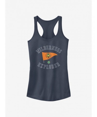 Disney Pixar Up Wilderness Explorer Pennant Girls Tank $9.76 Tanks