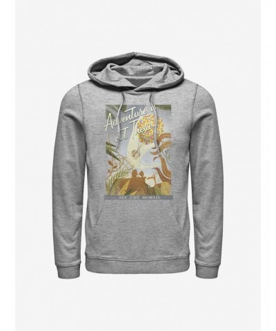 Disney Pixar Up Travel Poster Hoodie $11.49 Hoodies