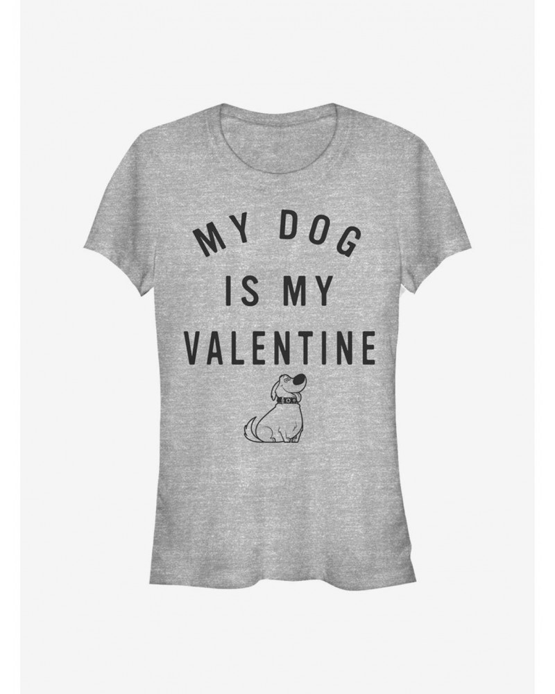 Disney Pixar Up Valentine Dug Girls T-Shirt $7.32 T-Shirts