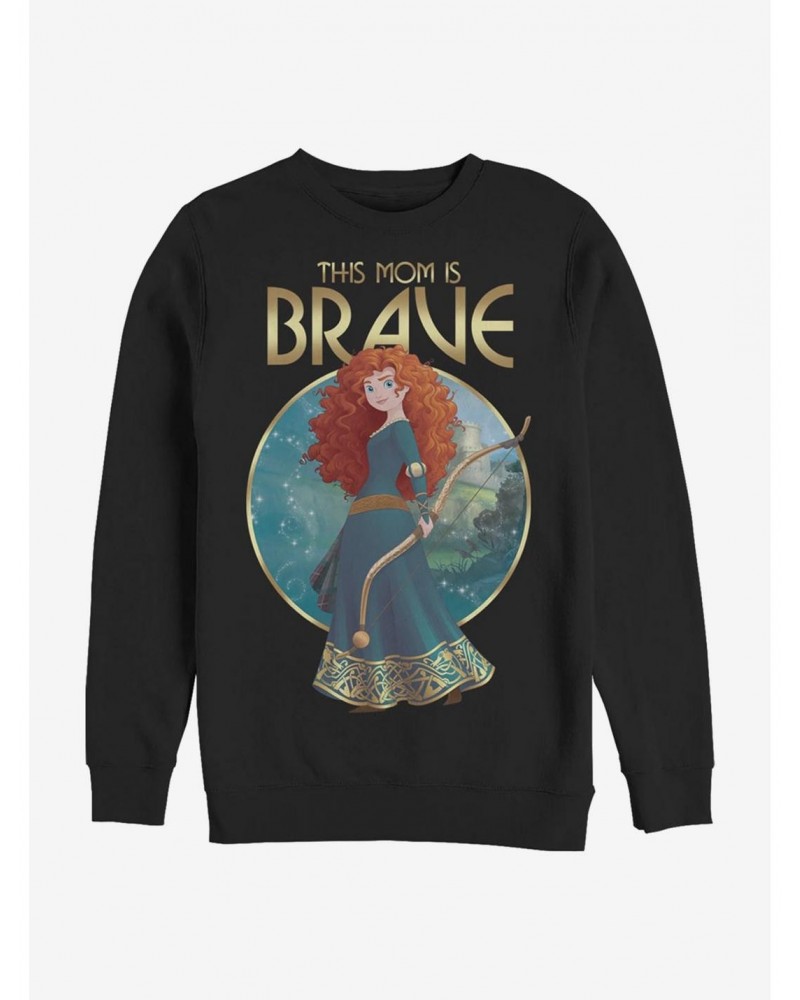 Disney Pixar Brave This Mom Is Brave Crew Sweatshirt $10.07 Sweatshirts