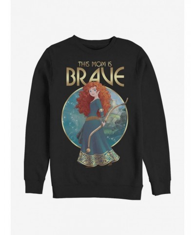 Disney Pixar Brave This Mom Is Brave Crew Sweatshirt $10.07 Sweatshirts