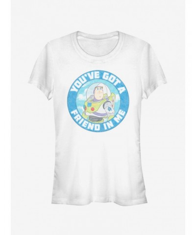 Disney Pixar Toy Story Friend in Me Buzz Circle Girls T-Shirt $8.72 T-Shirts