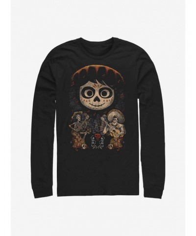 Disney Pixar Coco Musical Poster Long-Sleeve T-Shirt $11.52 T-Shirts