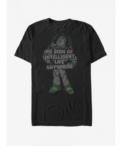 Toy Story Buzz Lightyear No Sign of Intelligent Life T-Shirt $5.58 T-Shirts