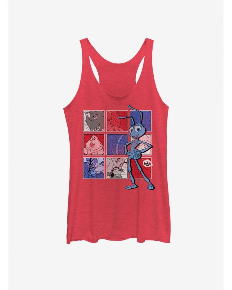 Disney Pixar A Bug's Life Bugs Squared Girls Tank $5.62 Tanks