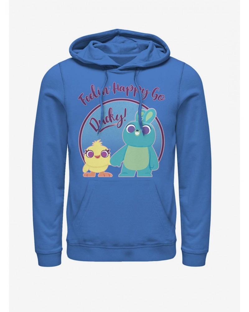 Disney Pixar Toy Story 4 Ducky Bunny Pastel Royal Blue Hoodie $13.20 Hoodies