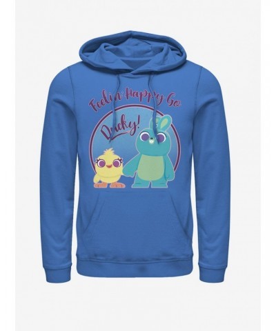 Disney Pixar Toy Story 4 Ducky Bunny Pastel Royal Blue Hoodie $13.20 Hoodies