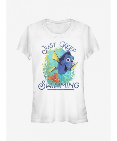 Disney Pixar Finding Dory Motivational Message Girls T-Shirt $5.93 T-Shirts