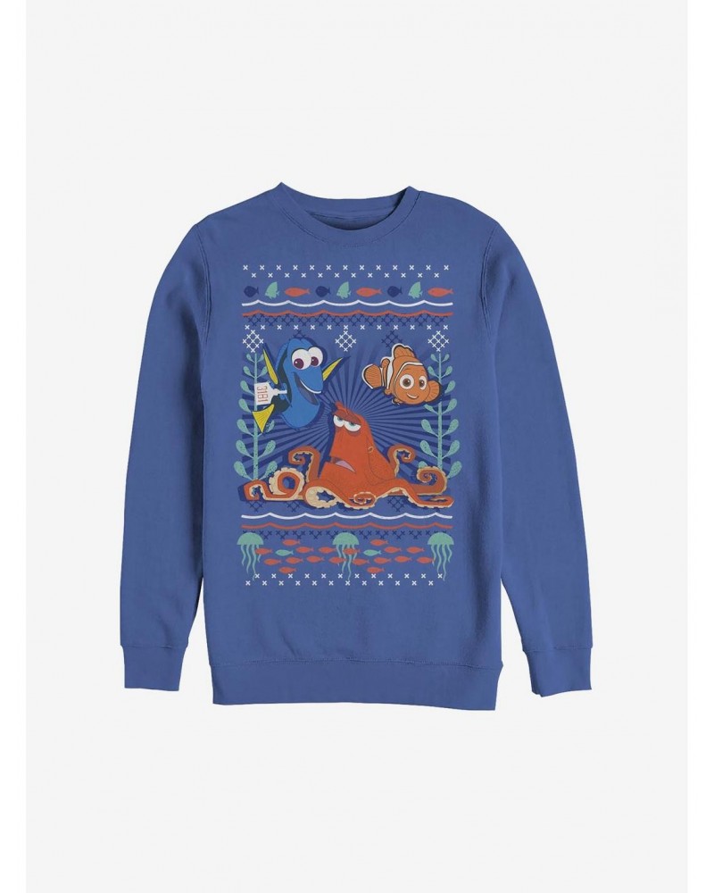 Disney Pixar Finding Nemo Sea Ugly Christmas Sweater Sweatshirt $10.59 Sweatshirts