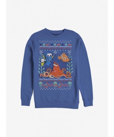 Disney Pixar Finding Nemo Sea Ugly Christmas Sweater Sweatshirt $10.59 Sweatshirts