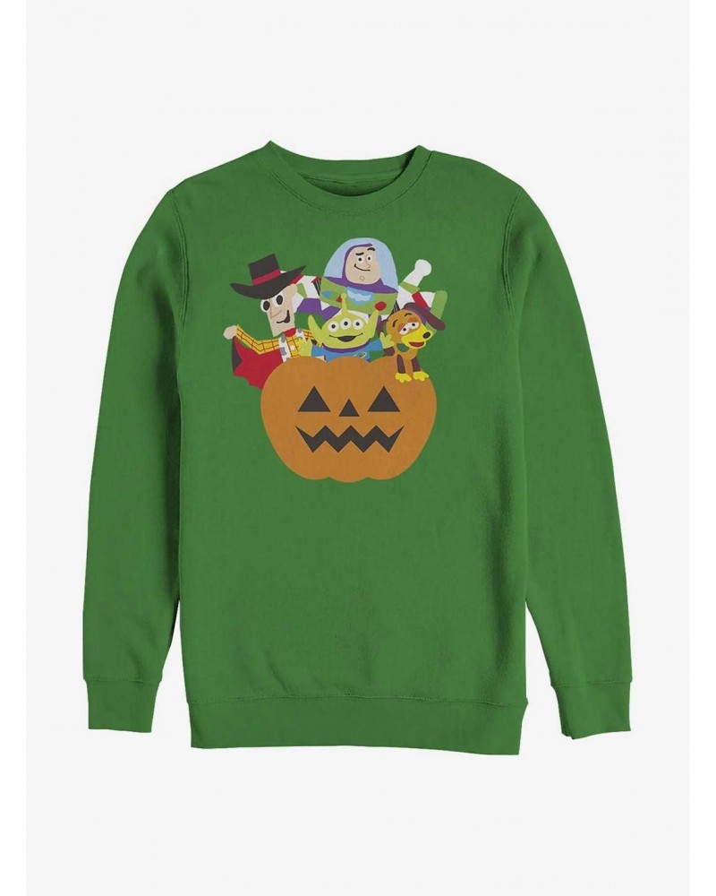 Disney Pixar Toy Story Pumpkin Surprise Characters Sweatshirt $11.11 Sweatshirts