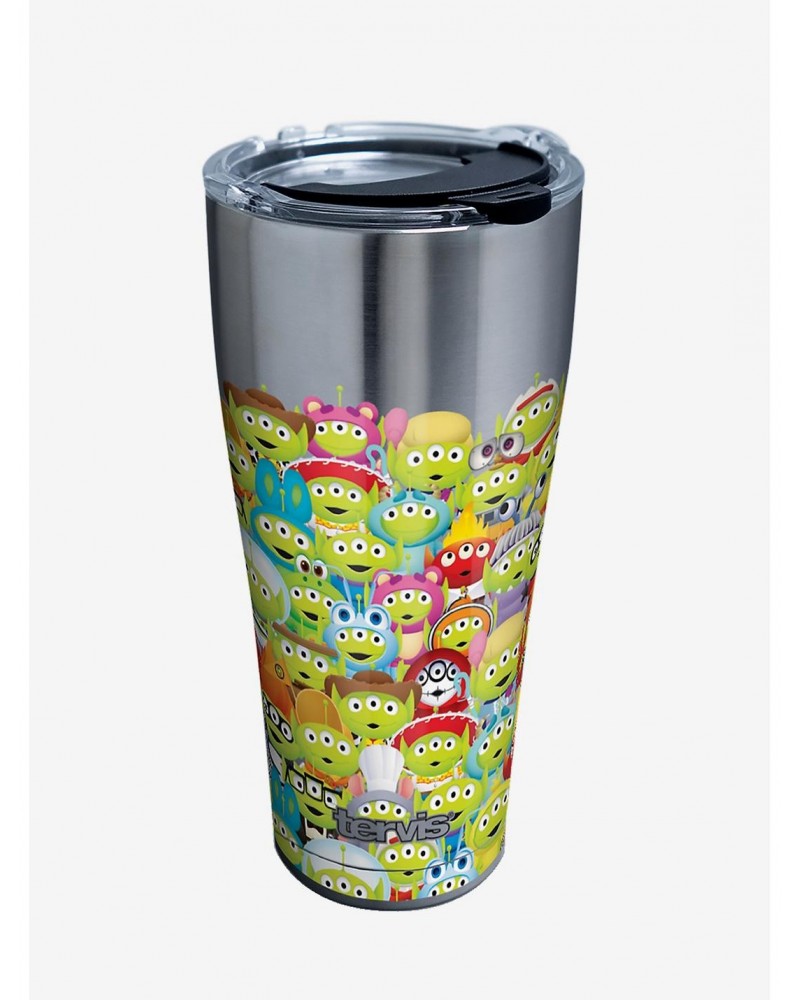 Disney Pixar Toy Story Alien Collage 30oz Stainless Steel Tumbler With Lid $17.96 Tumblers