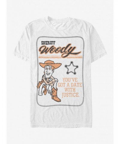 Toy Story Sheriff Woody Date With Justice T-Shirt $8.72 T-Shirts