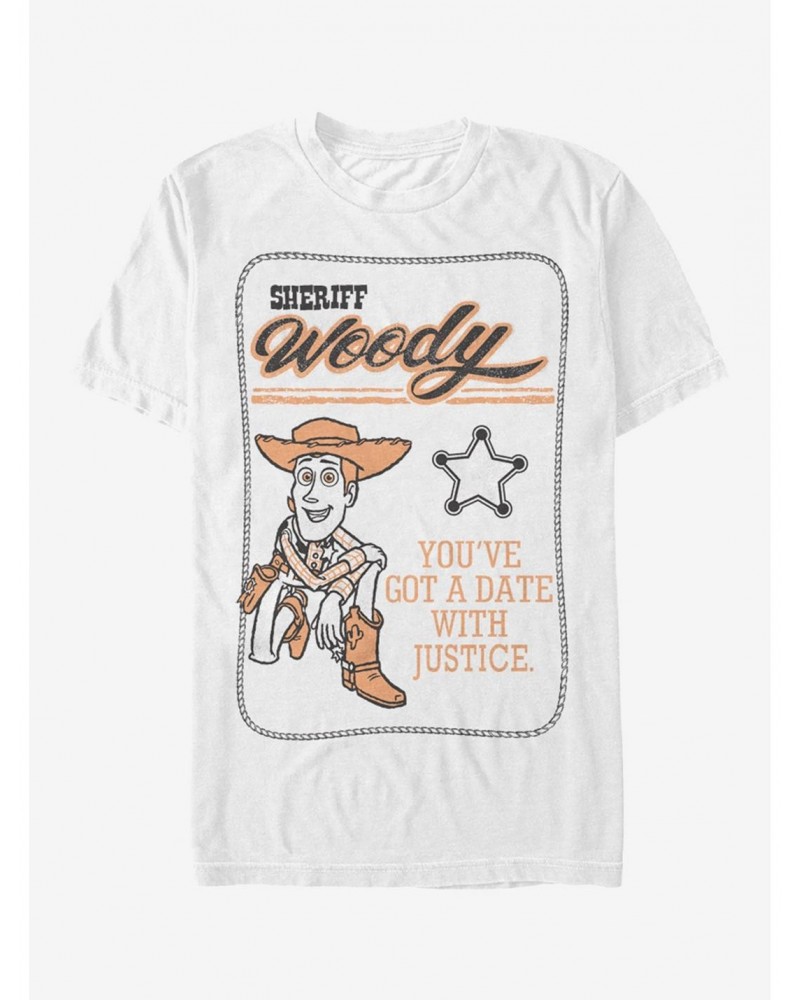 Toy Story Sheriff Woody Date With Justice T-Shirt $8.72 T-Shirts