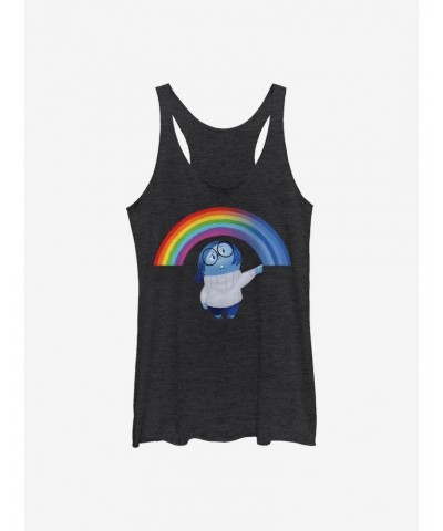 Disney Pixar Inside Out Sadness Rainbow Girls Tank $8.34 Tanks