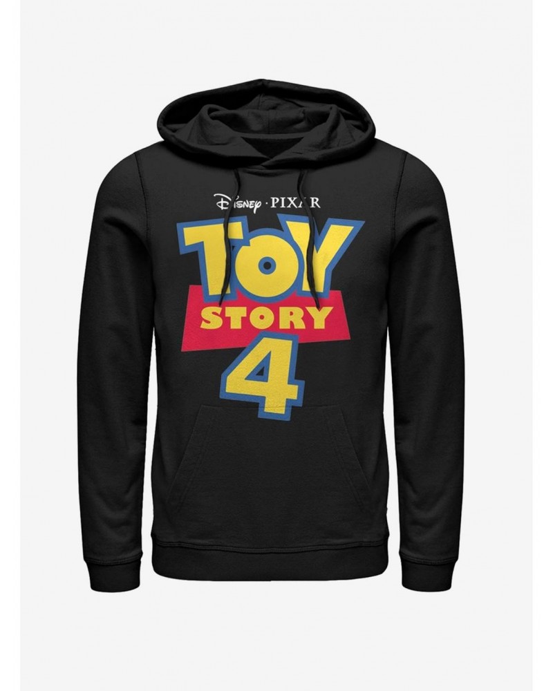 Disney Pixar Toy Story 4 Full Color Logo Hoodie $11.00 Hoodies