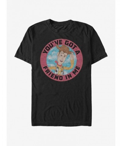 Disney Pixar Toy Story Friend in Me Woody Circle T-Shirt $7.49 T-Shirts