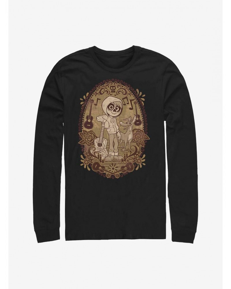 Disney Pixar Coco Miguel Portrait Long-Sleeve T-Shirt $8.52 T-Shirts