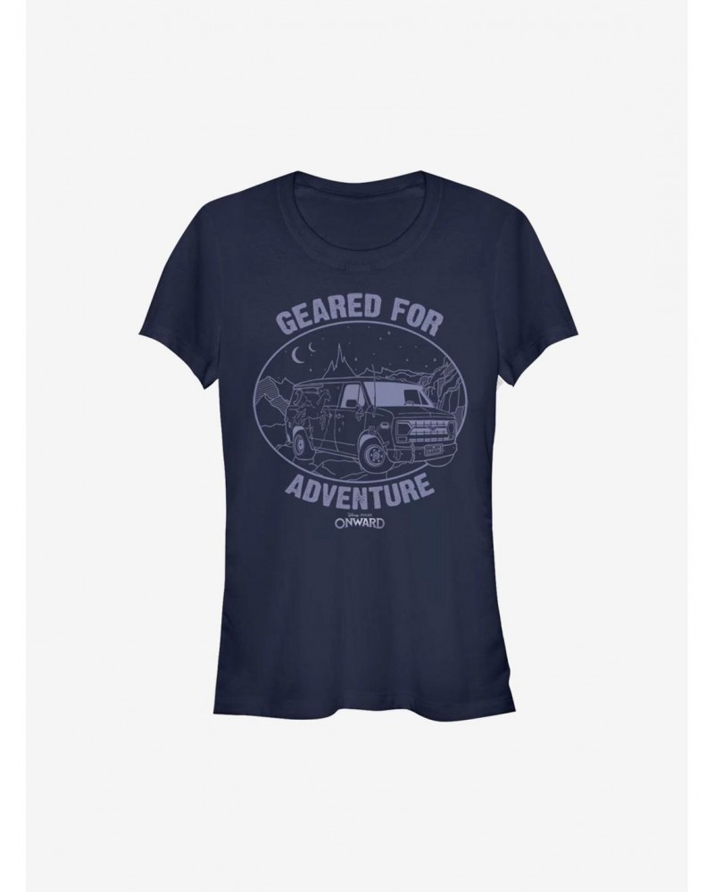 Disney Pixar Onward Geared for Adventure Girls T-Shirt $8.72 T-Shirts