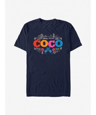 Disney Pixar Coco Artistic Logo T-Shirt $6.86 T-Shirts