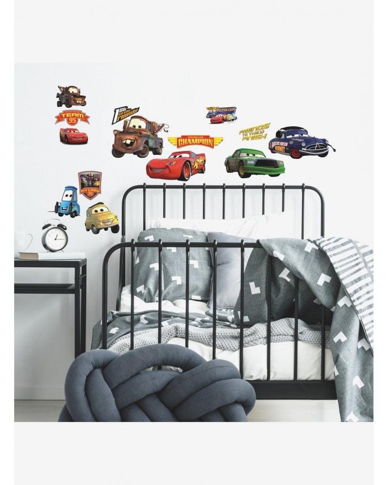 Disney Pixar Cars Piston Cup Champs Peel & Stick Wall Decal $6.80 Decals