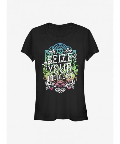 Disney Pixar Coco Seize Your Moment Girls T-Shirt $7.84 T-Shirts