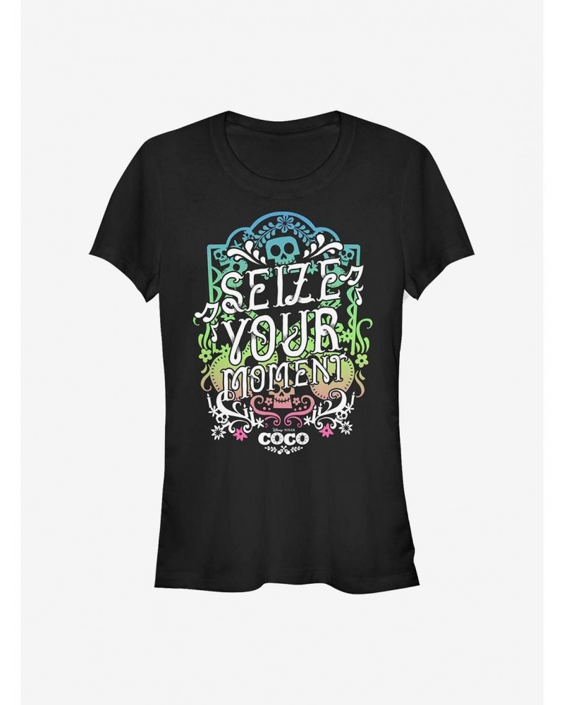 Disney Pixar Coco Seize Your Moment Girls T-Shirt $7.84 T-Shirts