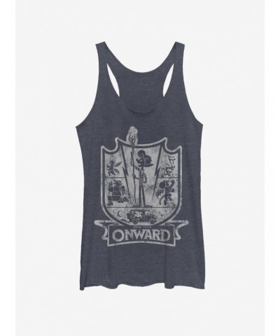 Disney Pixar Onward Onward Crest Girls Tank $7.25 Tanks