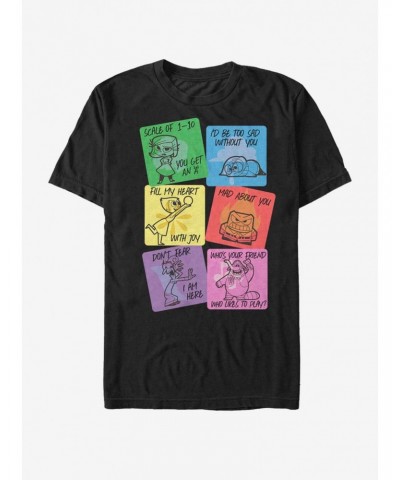 Disney Pixar Inside Out V-Day Cards T-Shirt $5.02 T-Shirts