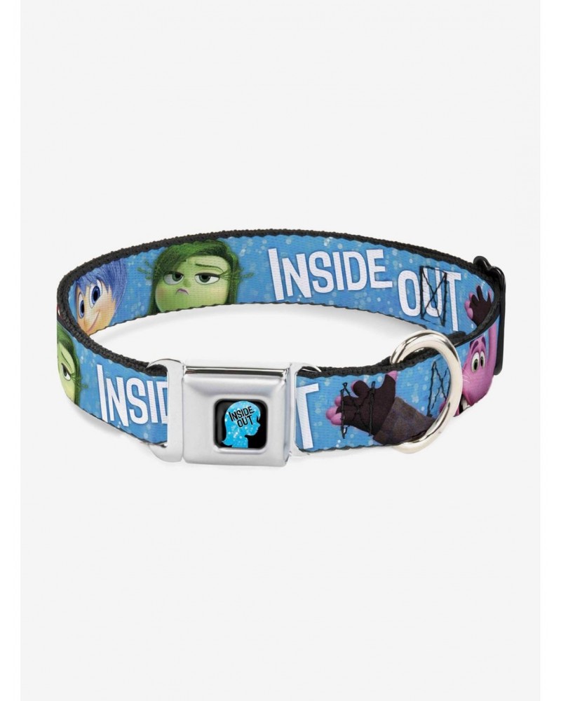 Disney Pixar Inside Out 6 Character Pose Seatbelt Buckle Pet Collar $11.95 Pet Collars