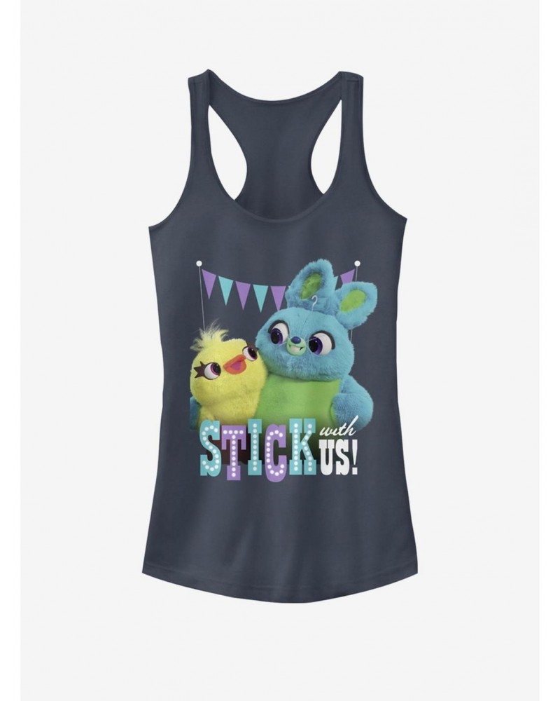 Disney Pixar Toy Story 4 Stick With Us Girls Indigo Tank Top $6.80 Tops