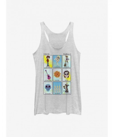 Disney Pixar Coco Card Art Girls Tank Htr $8.52 Tanks