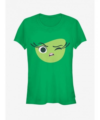 Disney Pixar Inside Out Disgust Face Girls T-Shirt $7.67 T-Shirts