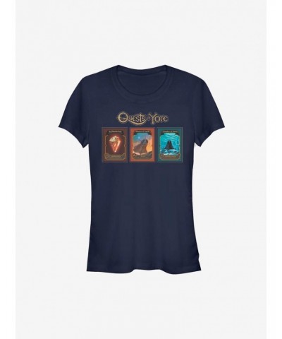 Disney Pixar Onward Quest Cards Girls T-Shirt $6.80 T-Shirts