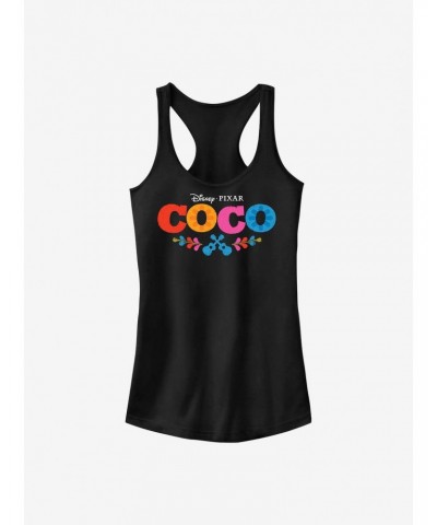 Disney Pixar Coco Logo Girls Tank $6.27 Tanks