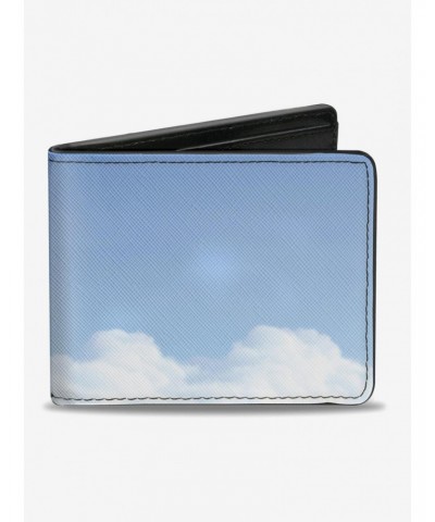 Disney Pixar Up Flying Balloon House Vivid Clouds Bi-fold Wallet $7.52 Wallets