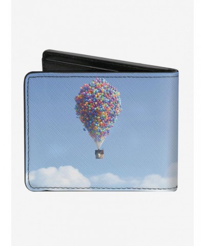 Disney Pixar Up Flying Balloon House Vivid Clouds Bi-fold Wallet $7.52 Wallets