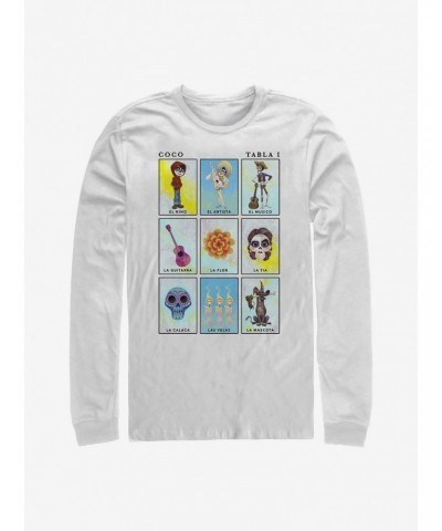 Disney Pixar Coco Card Art Long-Sleeve T-Shirt $8.98 T-Shirts