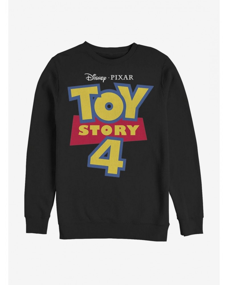 Disney Pixar Toy Story 4 Full Color Logo Sweatshirt $8.52 Sweatshirts