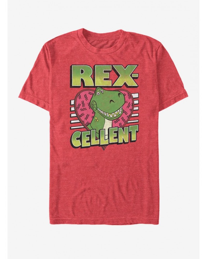 Disney Pixar Toy Story Rexcellent Heart T-Shirt $7.15 T-Shirts