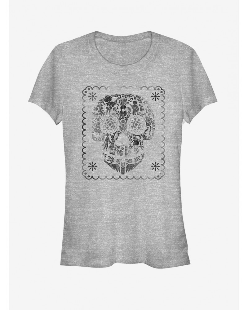 Disney Pixar Coco Sugar Skull Stamp Girls T-Shirt $5.58 T-Shirts