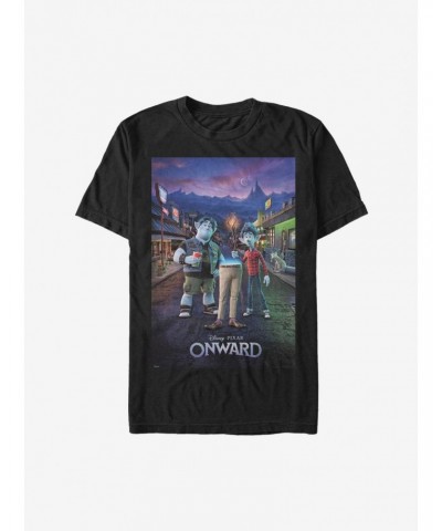 Disney Onward Dad Poster T-Shirt $7.36 T-Shirts